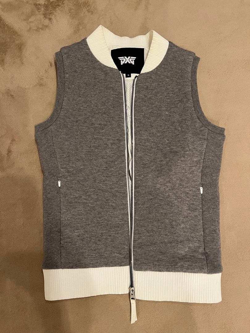 PXG グレー ホワイト ベスト