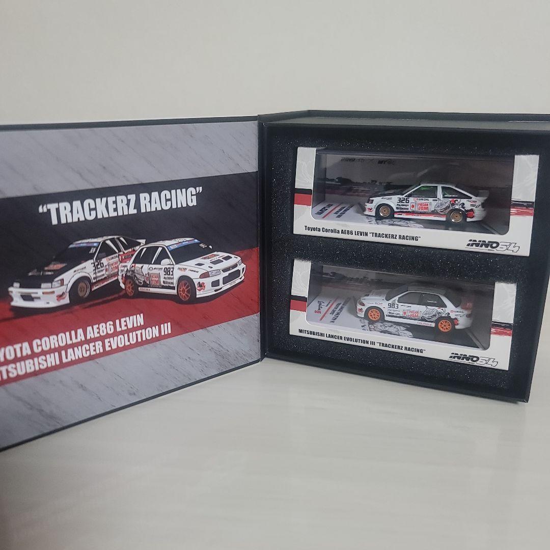 イノモデル 1/64 AE86 レビン & ランサーエボリューションIII 頭文字D