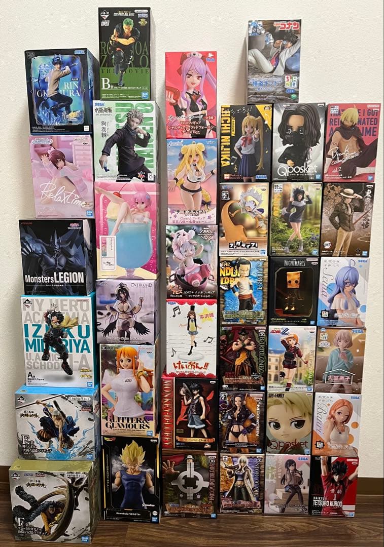 人気フィギュア37個まとめ売り（ドラゴンボール、ワンピース、呪術、美