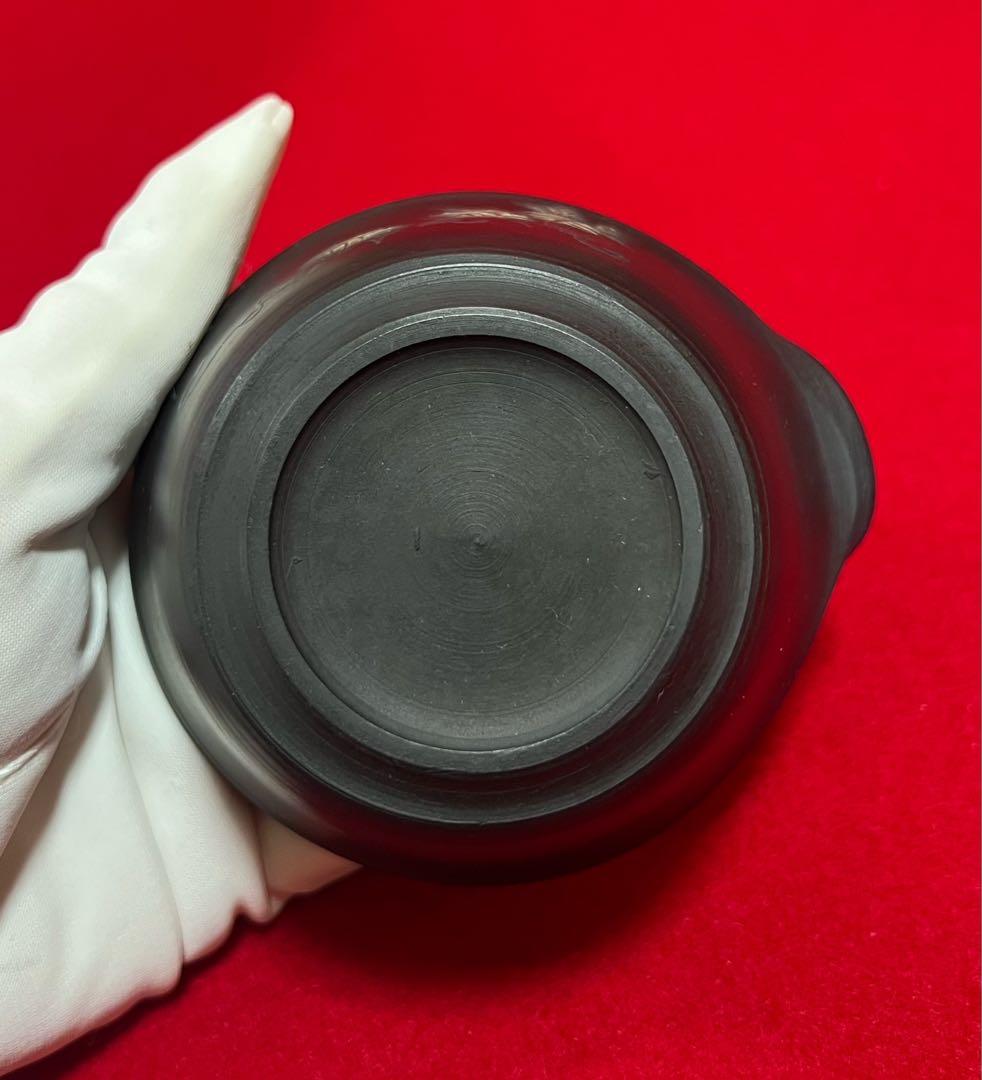 煎茶器揃 萬古焼 黒泥焼 煎茶器セット 慎旭造 茶道具 急須