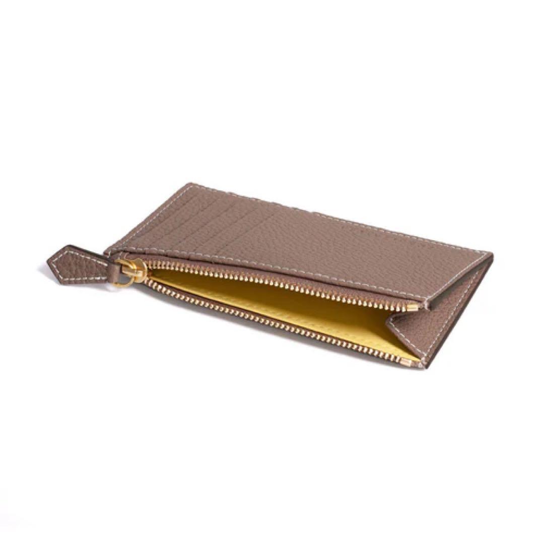 一度のみ使用　ボナベンチュラ　ミニジップ ウォレット シュリンクレザー