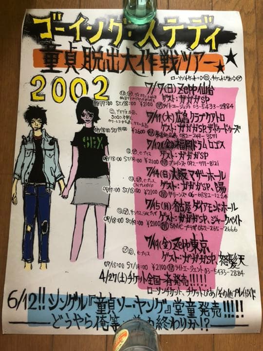 GOING STEADY(銀杏BOYZ) ポスター