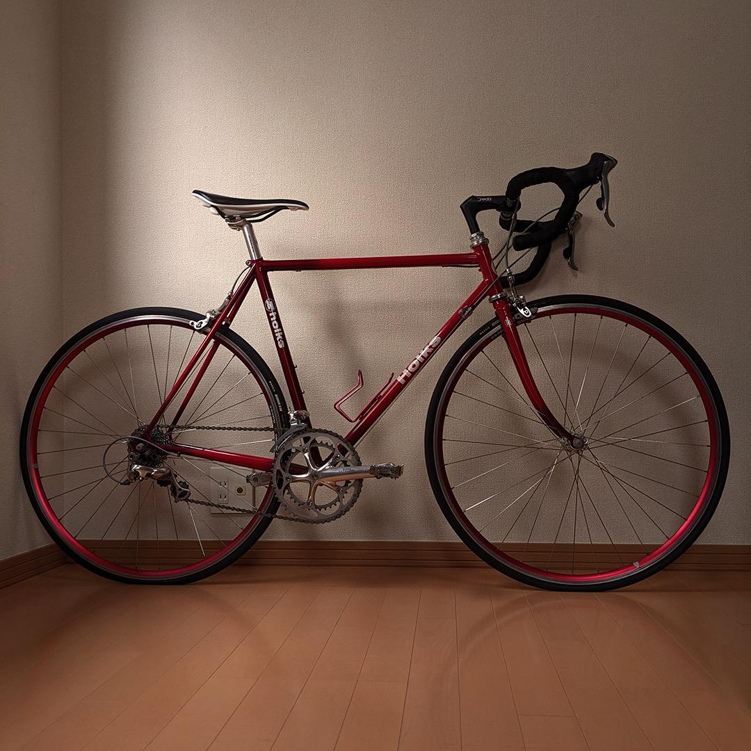 【送料込】ヴィンテージ・クロモリ・ロード Holks 90's／輪行ハードケース