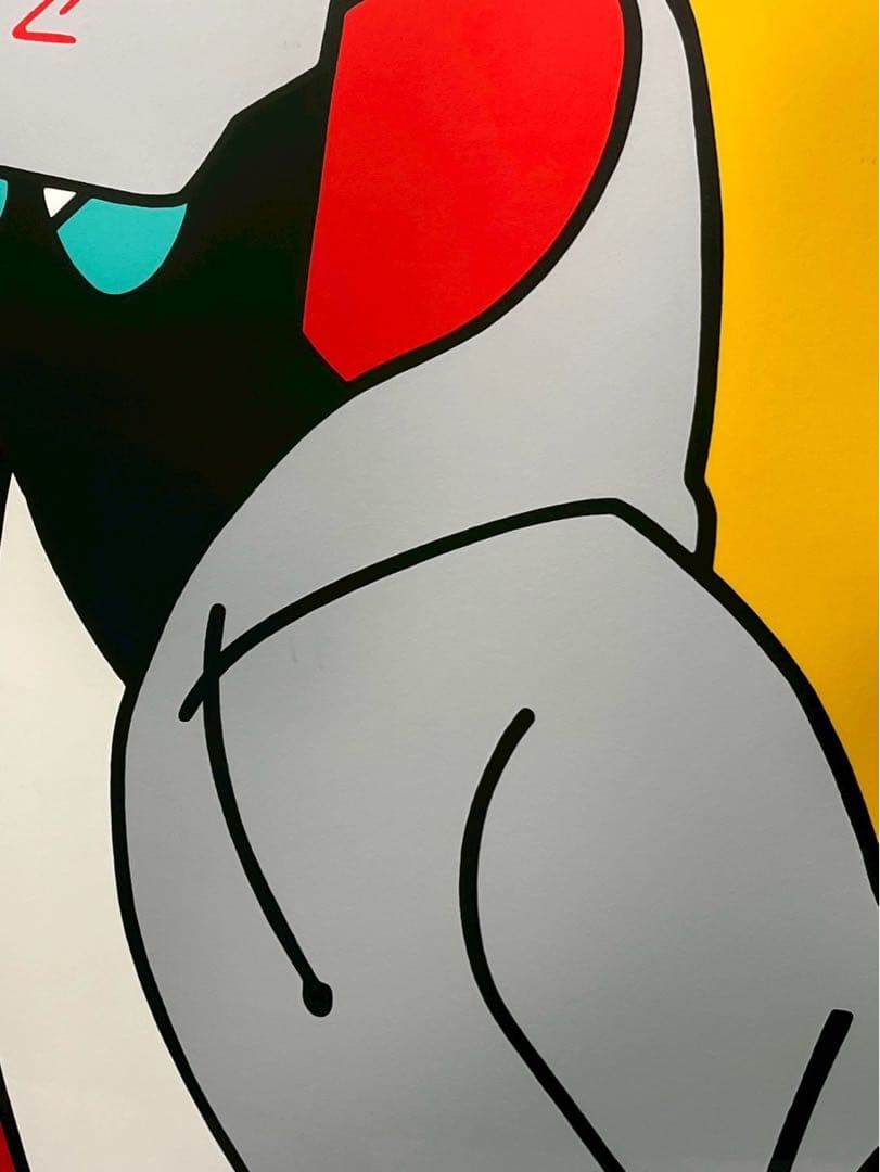 谷口小夏「minor role(orange)」2021 シルクスクリーン