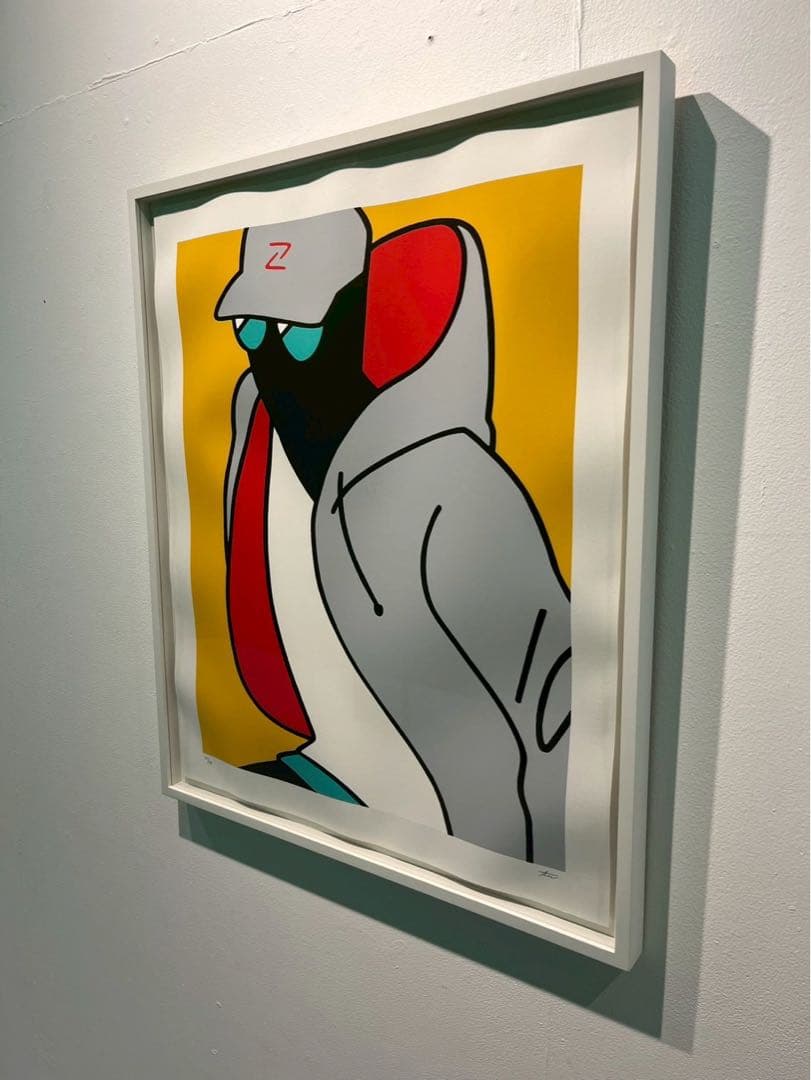 谷口小夏「minor role(orange)」2021 シルクスクリーン