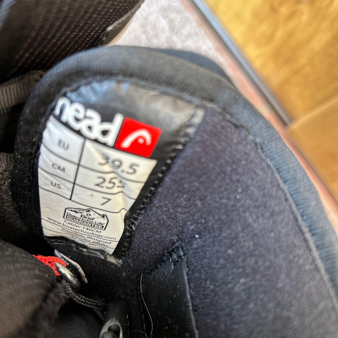 HEAD スノーボードブーツ カラーブラック25.5cm メルカリ便