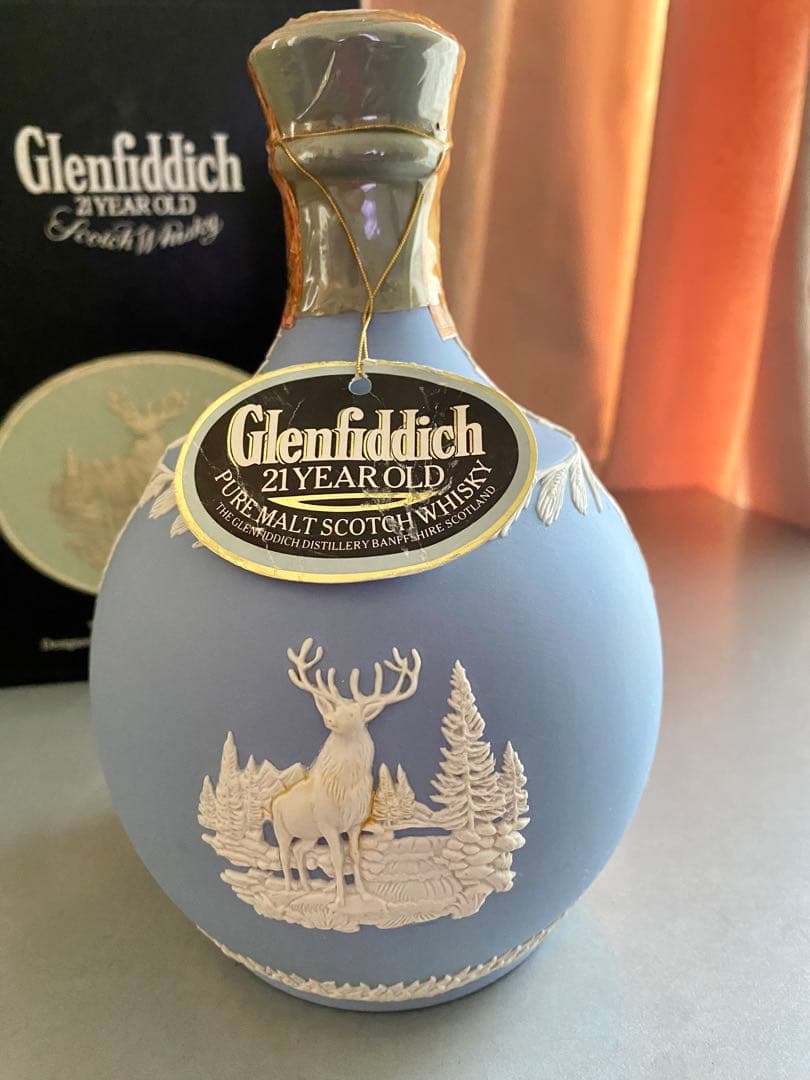 Glenfiddich 21年 ピュアモルトスコッチウイスキー 陶器ボトル