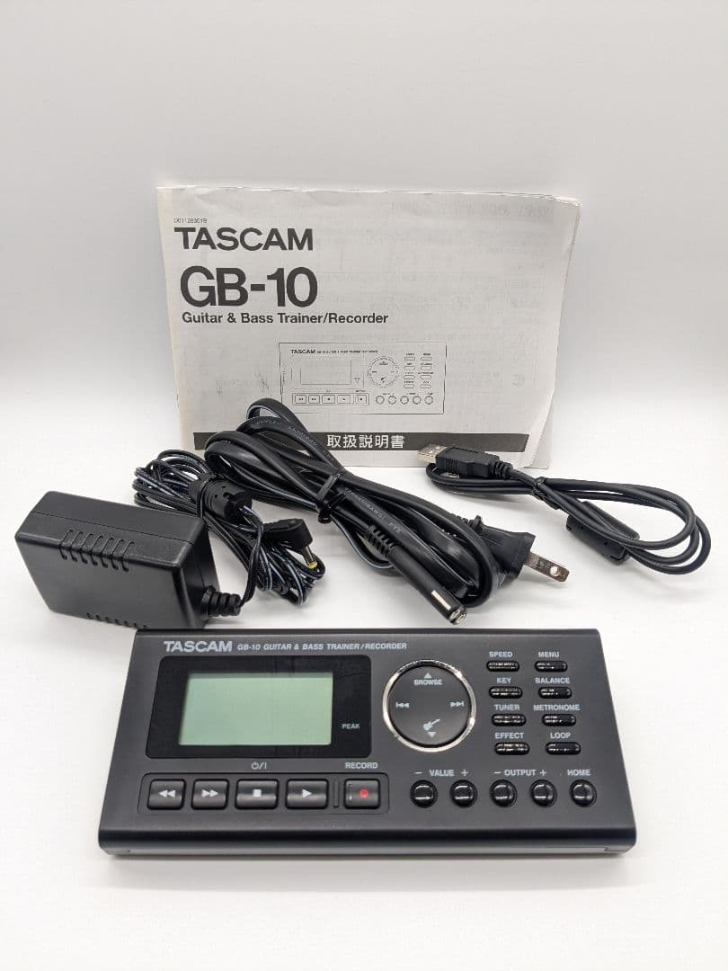 美品TASCAM トレーナー/レコーダー ギター&ベース用 GB-10