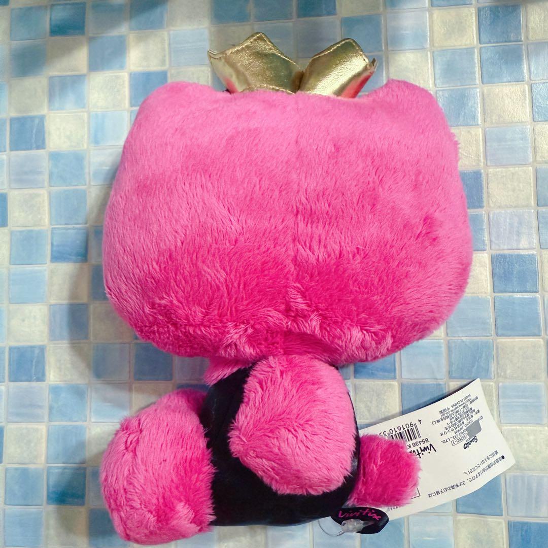 サンリオ　ハローキティ　vivitix 王冠　ピンク　ぬいぐるみ　激レア