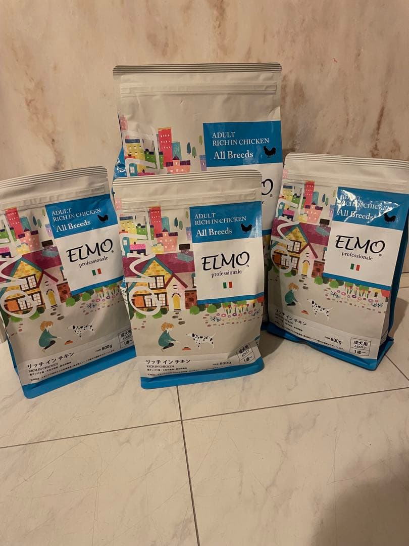 ELMO ドライフード リッチインチキン 800g・3 エルモ
