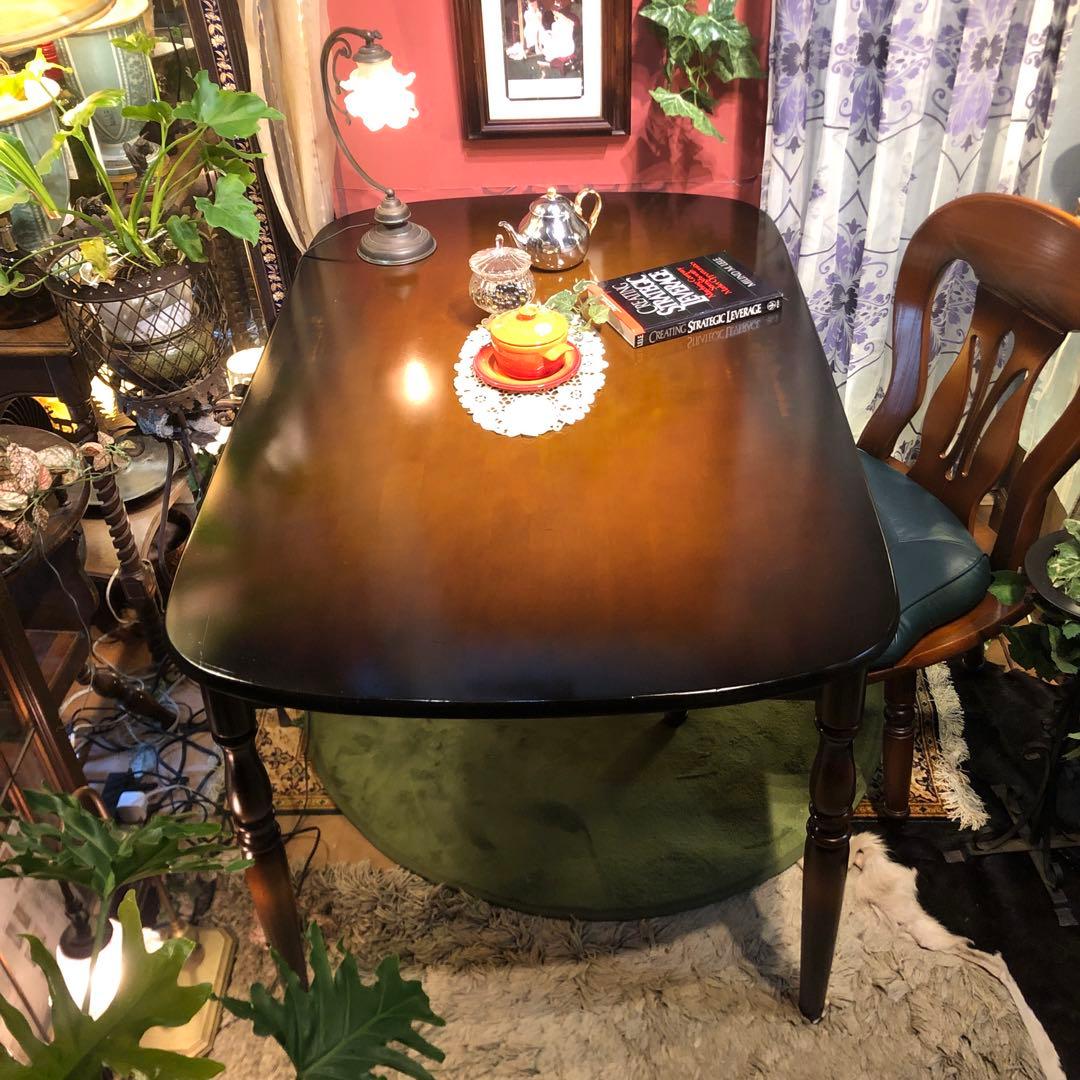 Sale キツツキマーク ヴィンテージ オーバルテーブル１２５