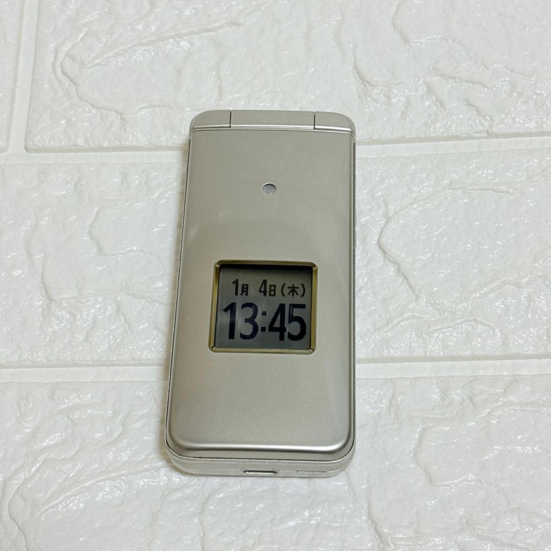 ★良品★ au かんたんケータイKYF43 SIMフリー　京セラ　充電器　取説