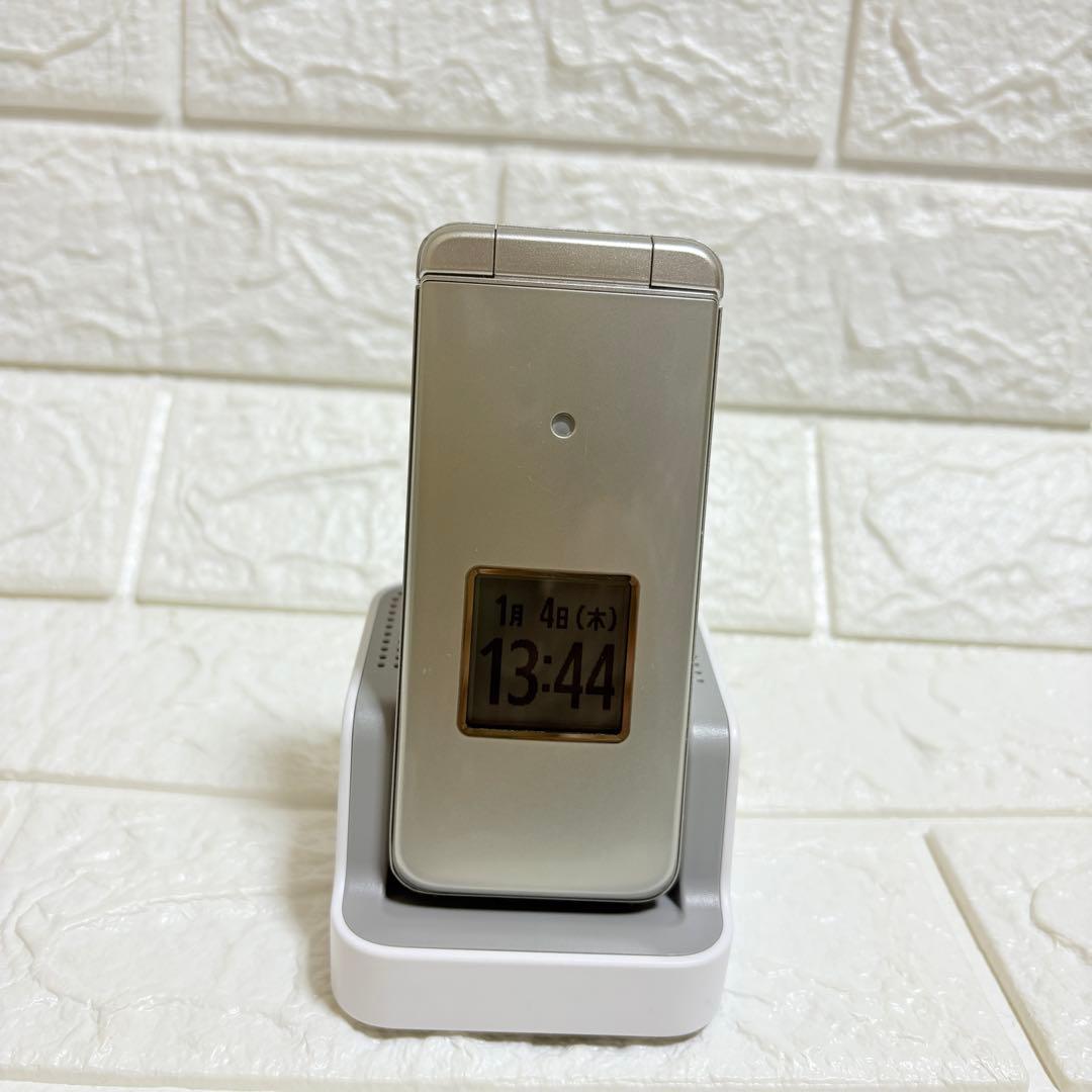 ★良品★ au かんたんケータイKYF43 SIMフリー　京セラ　充電器　取説