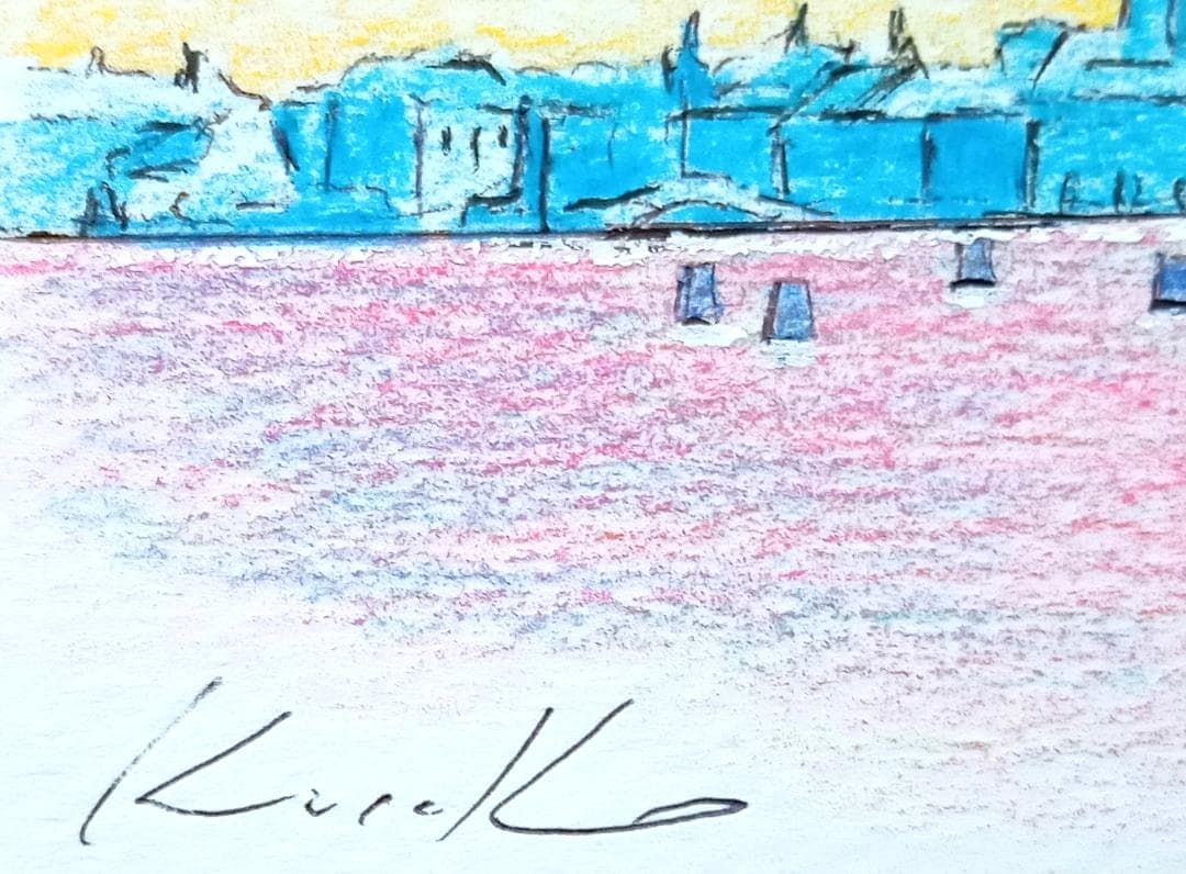 GV132★原画を飾る！！★師：平山郁夫★東京芸大卒★有名百貨店人気作家