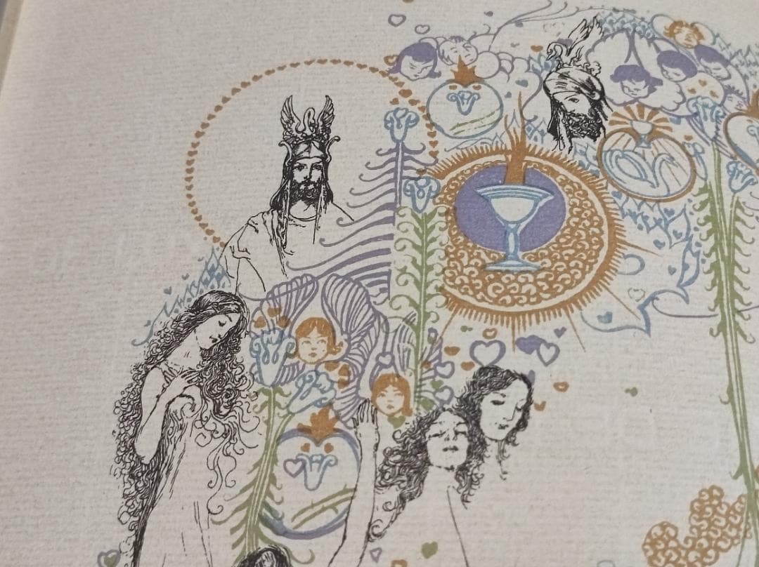 ポガニー 挿絵本 「ローエングリン」 ワーグナー  古書 洋書 アンティーク