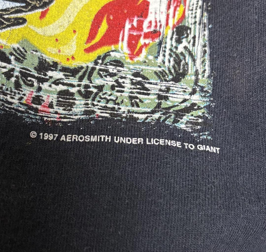難あり)90's AEROSMITH ヴィンテージTシャツ エアロスミス