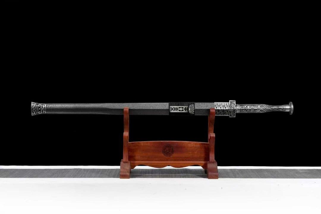 【素影漢剣】古兵器 武具 刀装具 日本刀　模造刀 居合刀 武士道 鑑賞用 美術刀