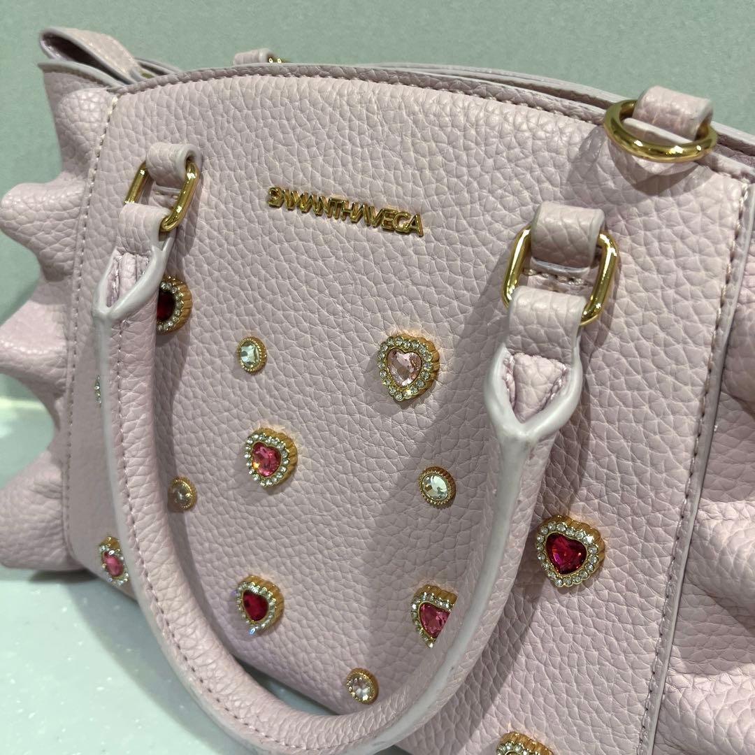 SAMANTHAVEGA サマンサベガ ビジューフラッター ミニ ピンク