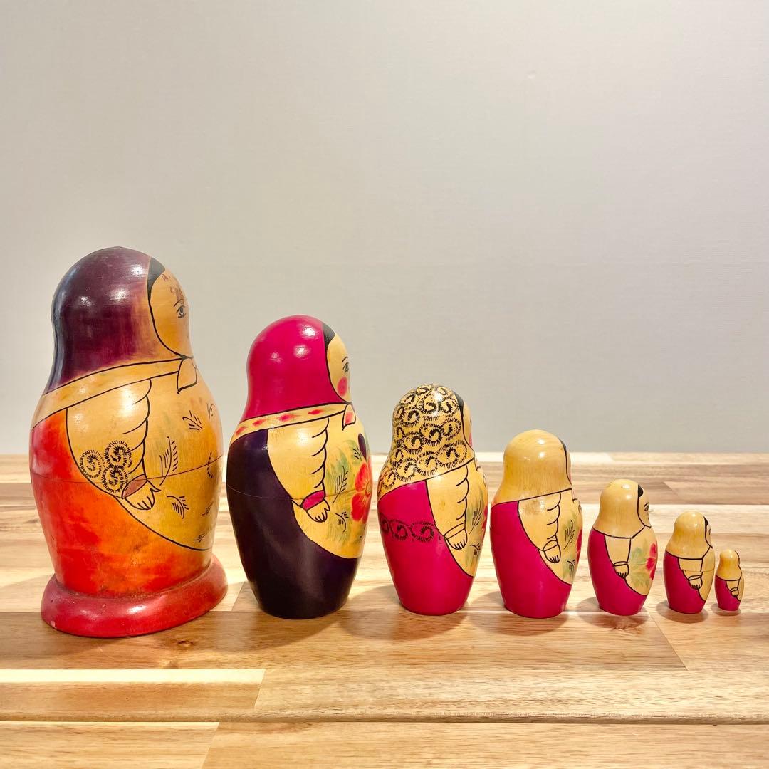 レア】マトリョーシカ 7個組 ロシア製 - メルカリ