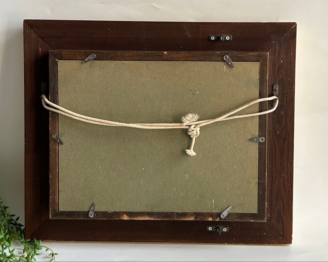 油彩画 Volendam 作家銘あり　額絵　美術品