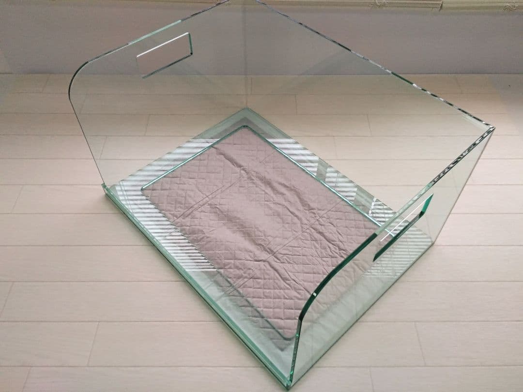 オーダーメイド ペットアクリルトイレ ICHIGOtype ※黒マットタイプ