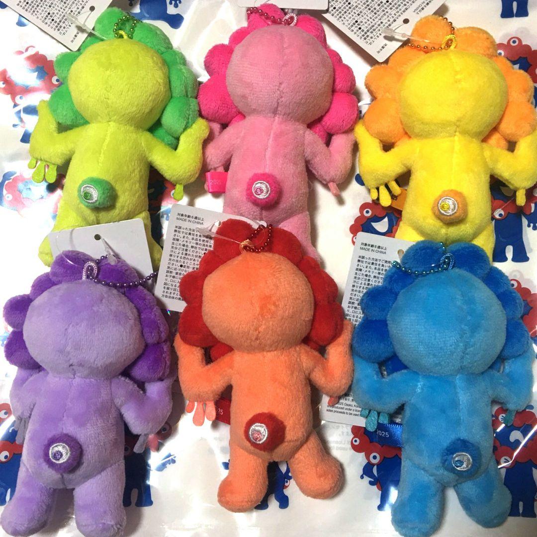 ミャクミャク 推しカラー ボールチェーンマスコット コンプ 6体セット