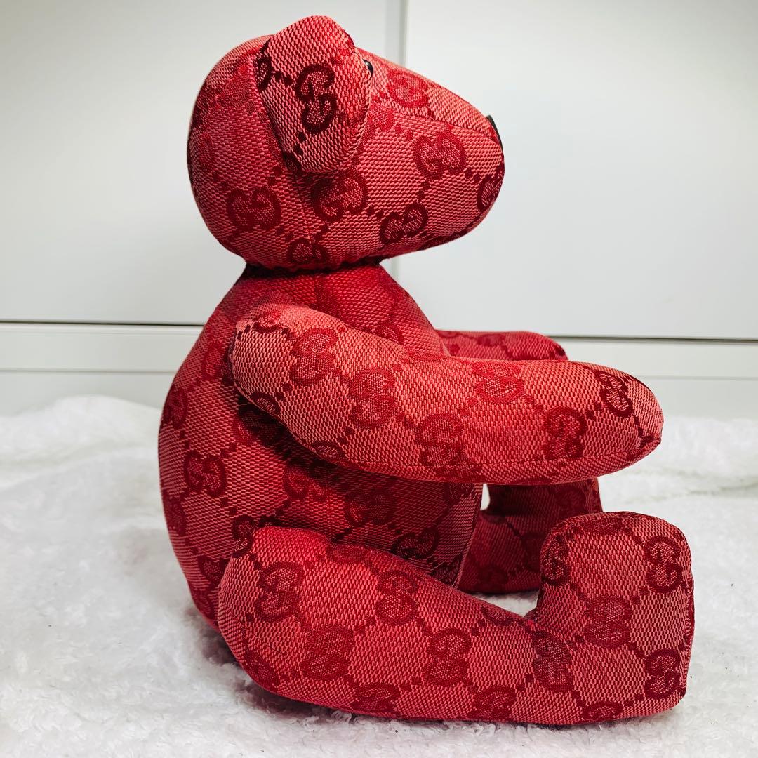 ⭐️グッチ　GUCCI　テディベア　GGブランドロゴ総柄　キャンバス