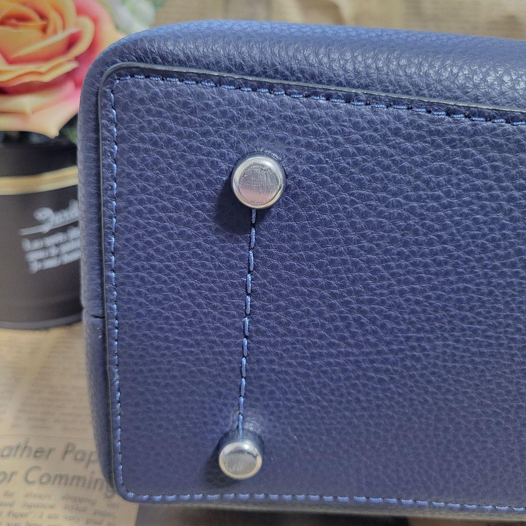 本日まで★最終値下げ【訳あり新品】コーチ★COACH ウィロウ バッグ　ネイビー