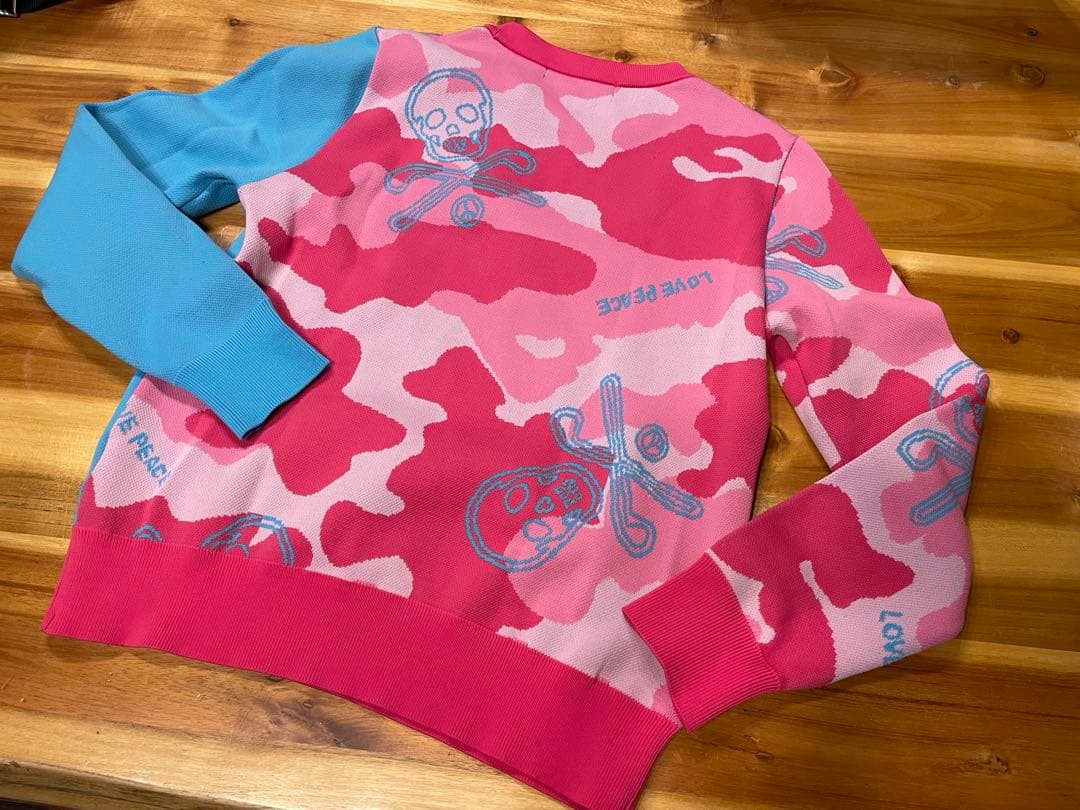 マークアンドロナ　36 ピンク　カモフラ