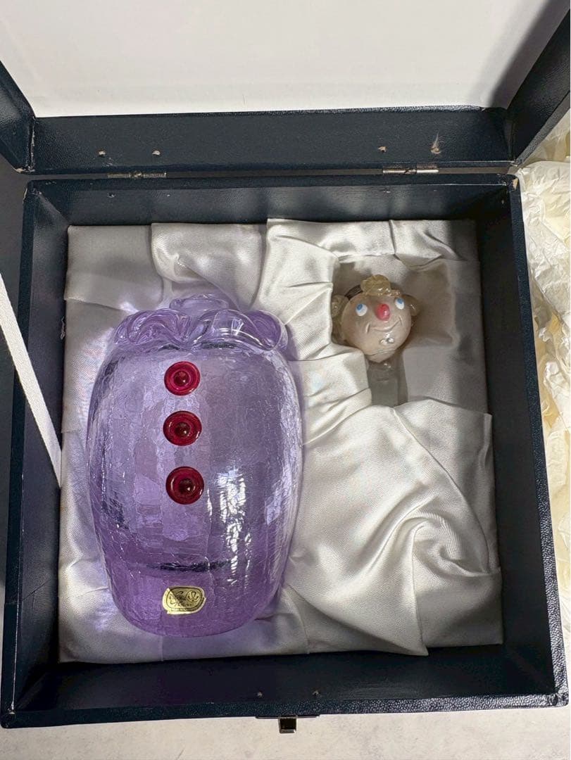 希少】Bohemia Glass ボヘミアガラス ピエロ デキャンタ ケース付