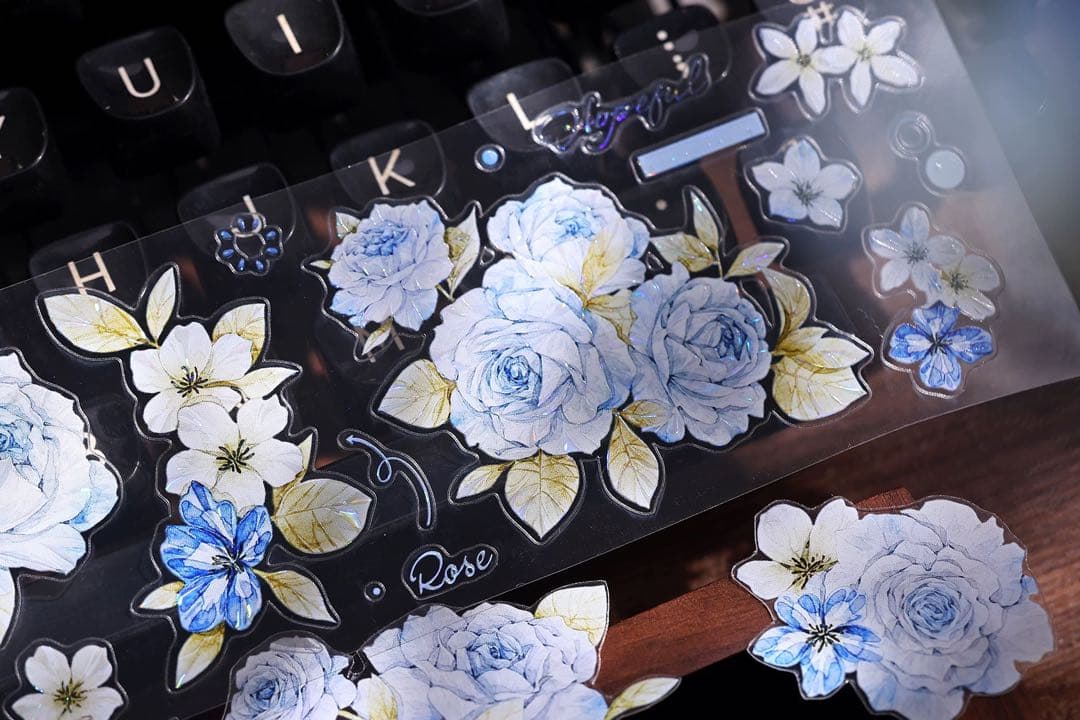 ⭐️SALE⭐️小白家文創《涧石蓝》海外マスキングテープ マステ 【2743】