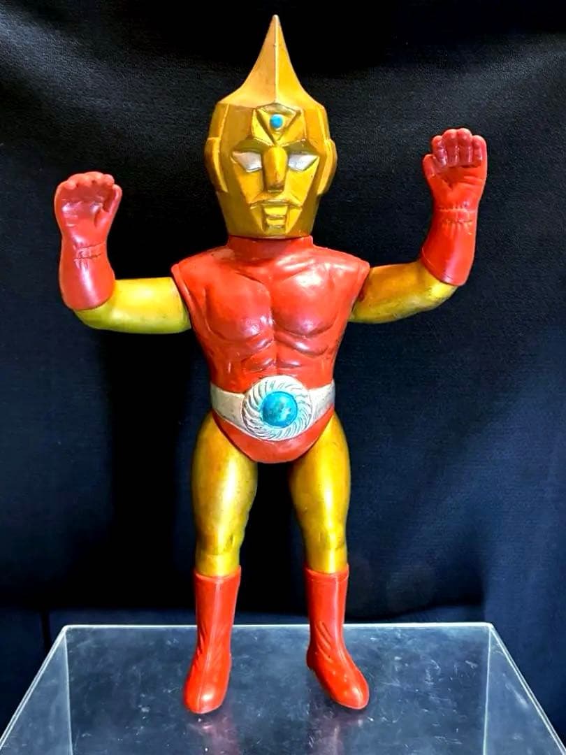 【昭和当時物】■ マスダヤ スペクトルマン ソフビ 宇宙猿人ゴリ フジテレビ マスダヤ エンジンラー 猿人ラー スペクトルマン ソフビ