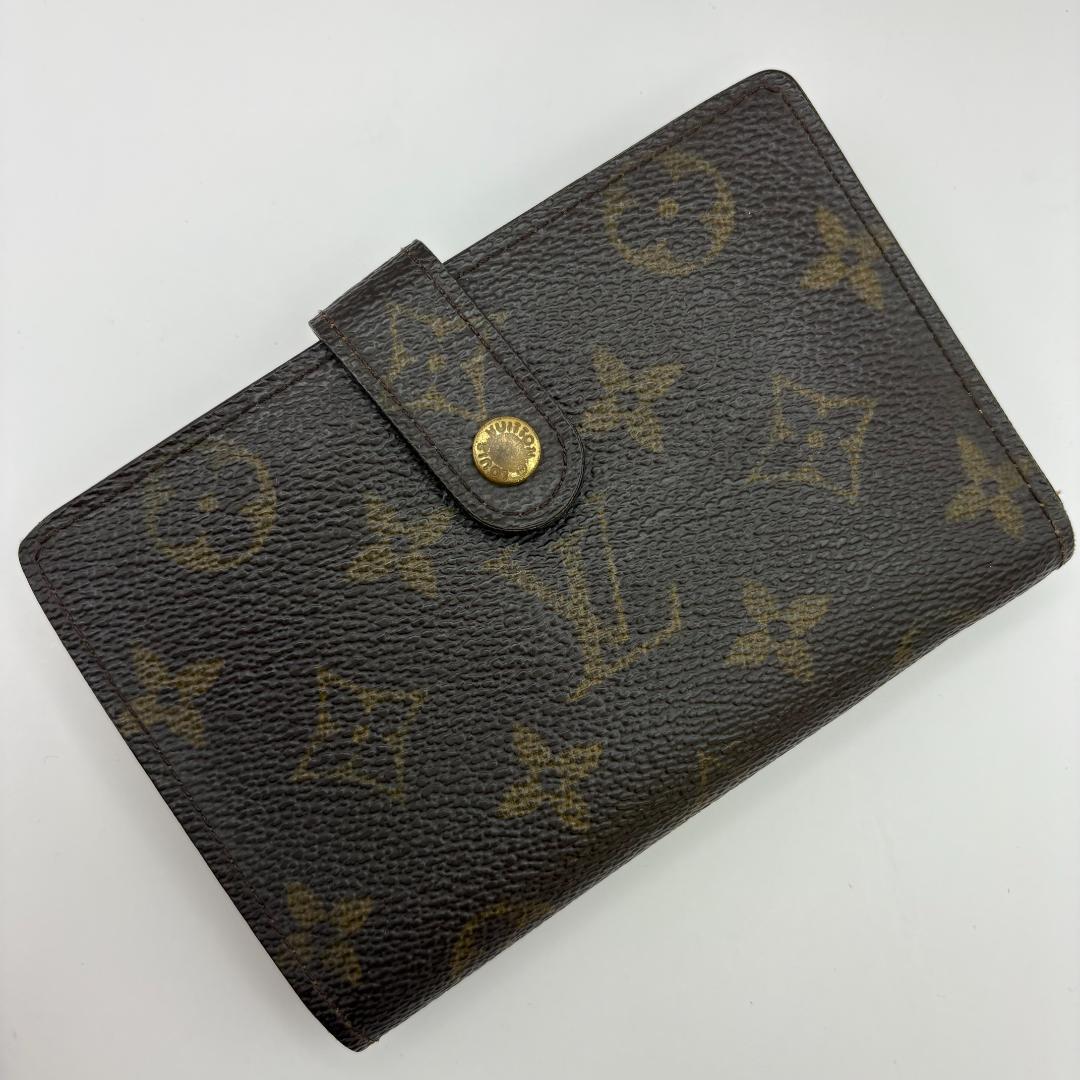 美品》ルイヴィトン ポルト モネ ヴィエノワ モノグラム がま口 折り
