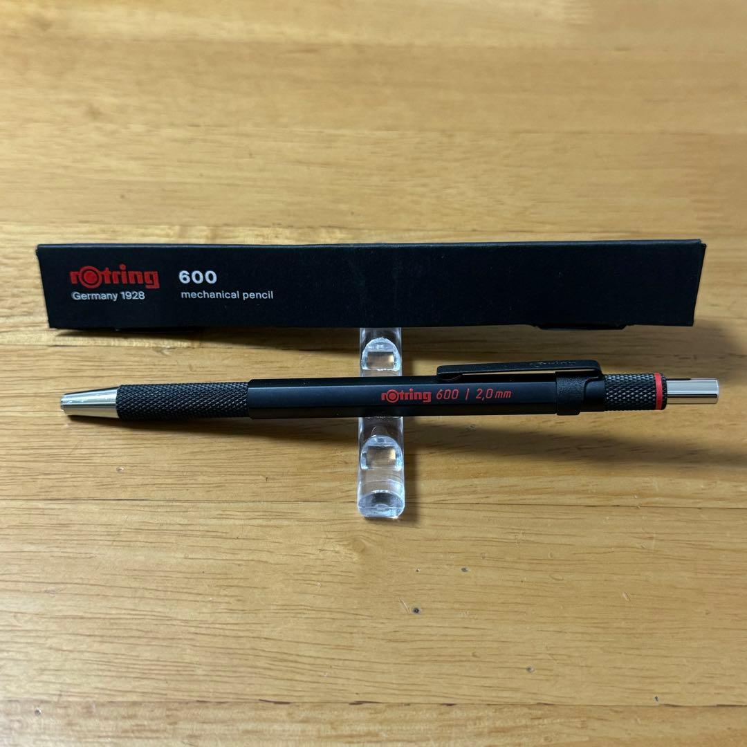 新品 廃盤 rotring ロットリング 600 芯ホルダー 2.0 ブラック軸