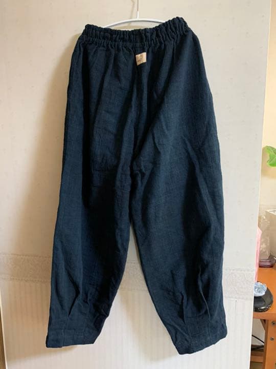 美品 うさとの服 usaato 藍染めパンツ