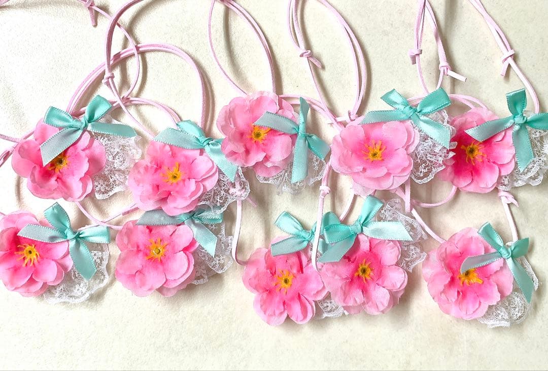 No.1165 トリミングチョーカー 10本 春 桜 - メルカリ