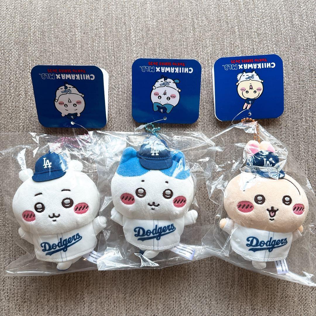 ちいかわ MLB TOKYO SERIES マスコット ドジャース 3点セット - メルカリ