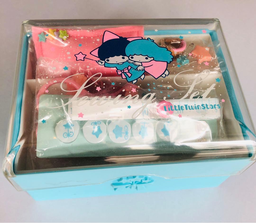 キキララ ソーイングセット・お裁縫箱・小物入れ・1976年サンリオ