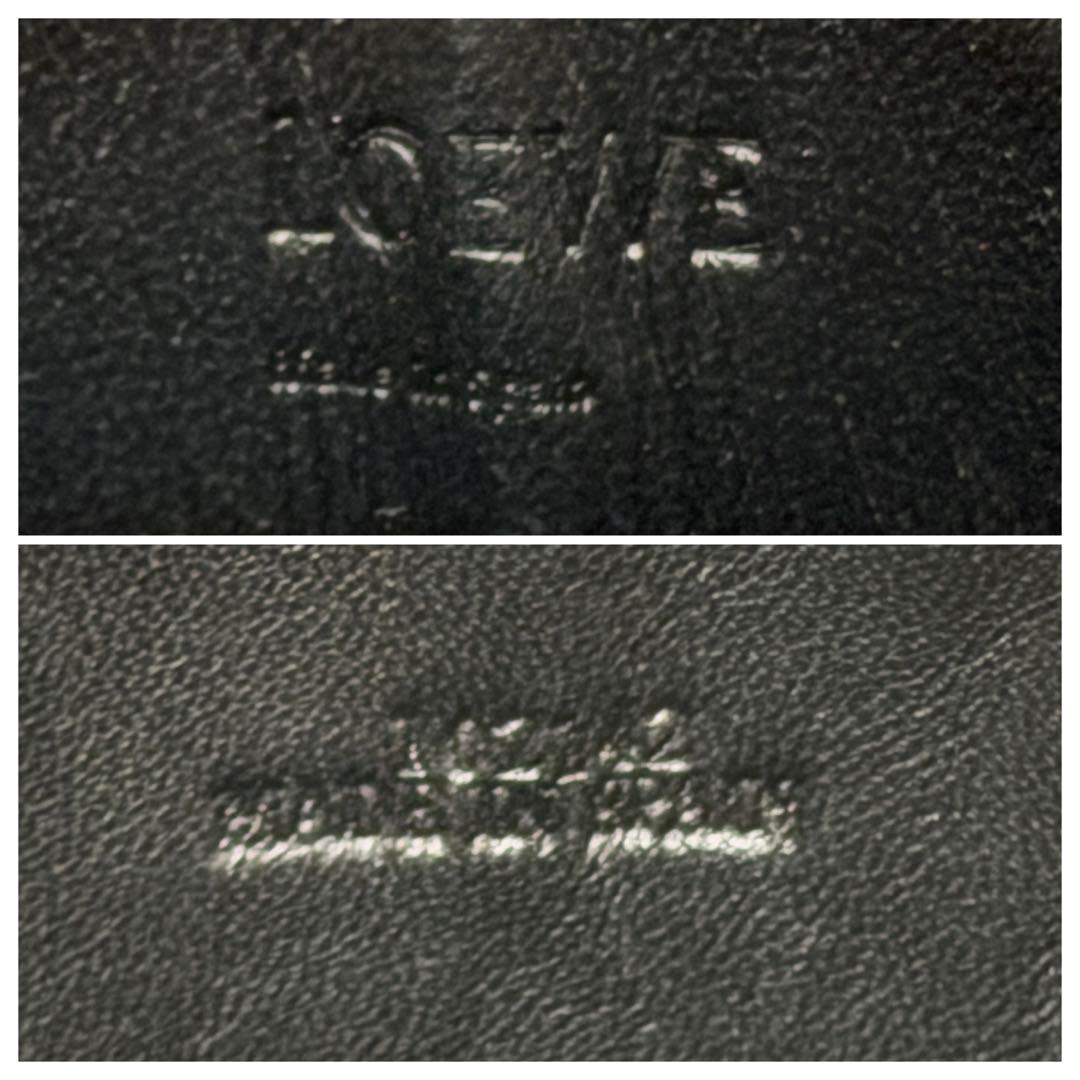 ロエベ リピート アナグラム クッキーチャーム ケース ネイビー