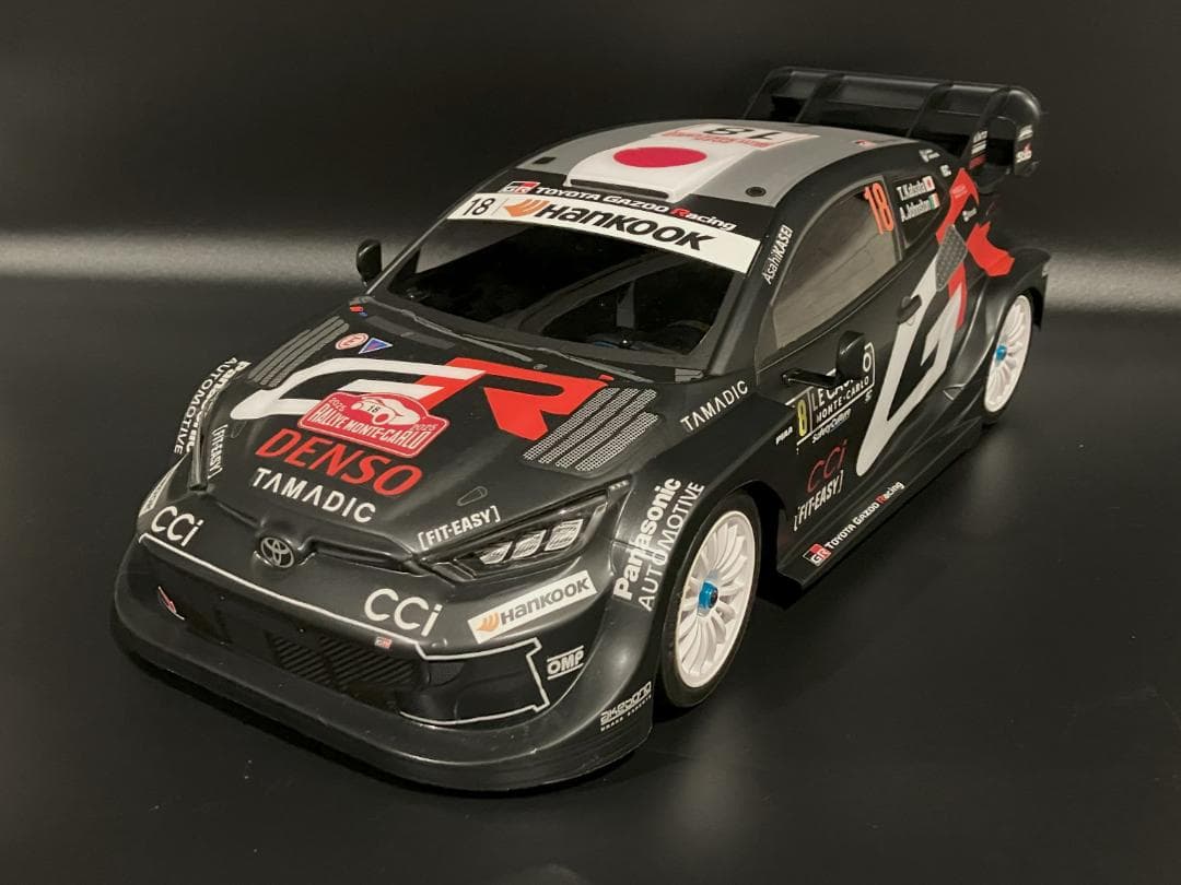 タミヤRCボディ ヤリス WRC2025 ラリーモンテカルロ 勝田選手 タミヤRCボディ ヤリス WRC2025 ラリーモンテカルロ 勝田選手