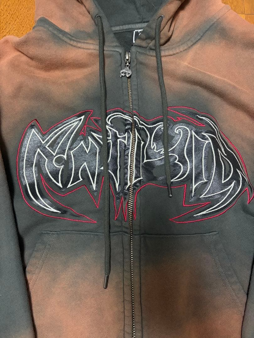 トップス ANTIMID ZIP HOODIE