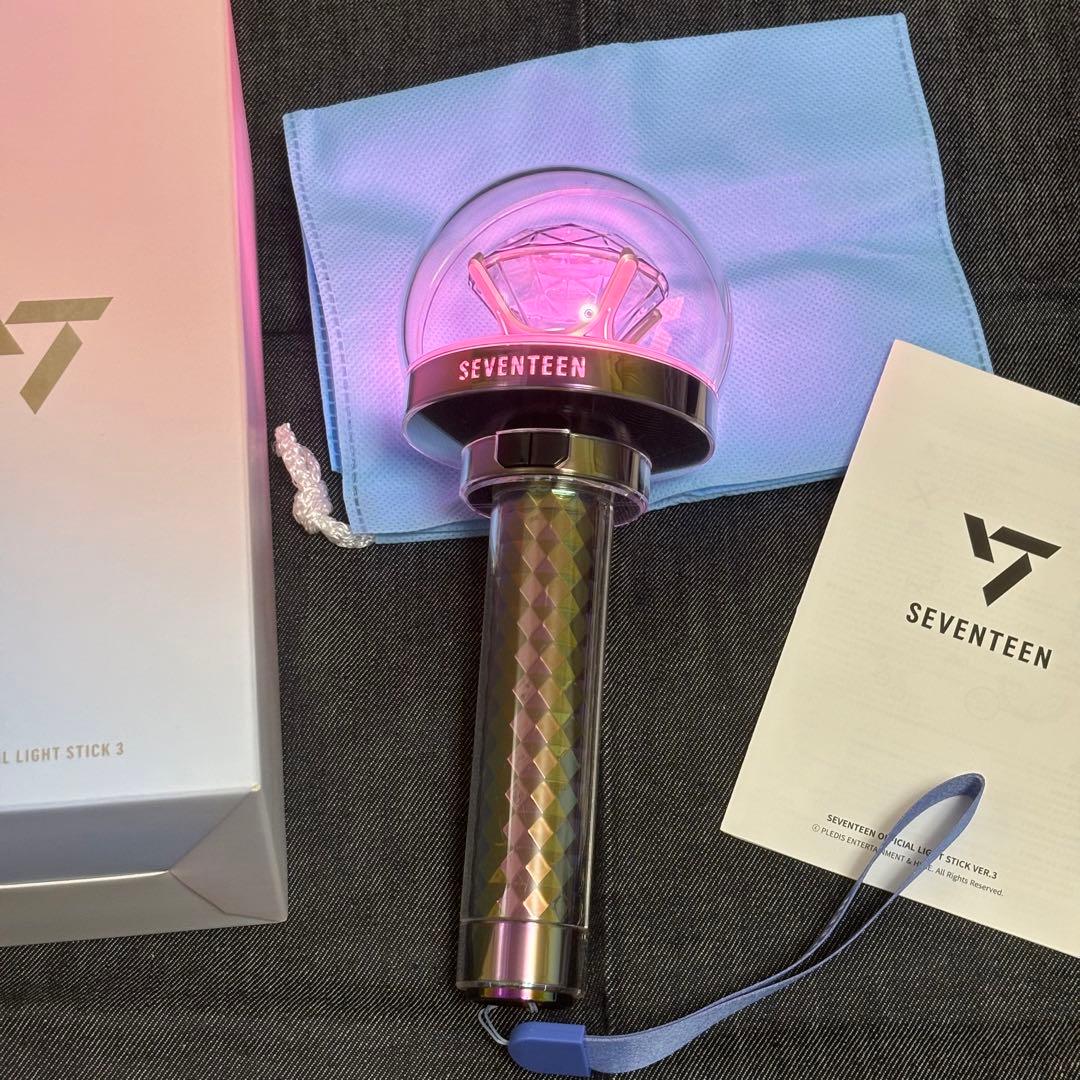 SEVENTEEN ペンライト ver.3 10周年 セット HOLIDAY銀テ 【自社特典
