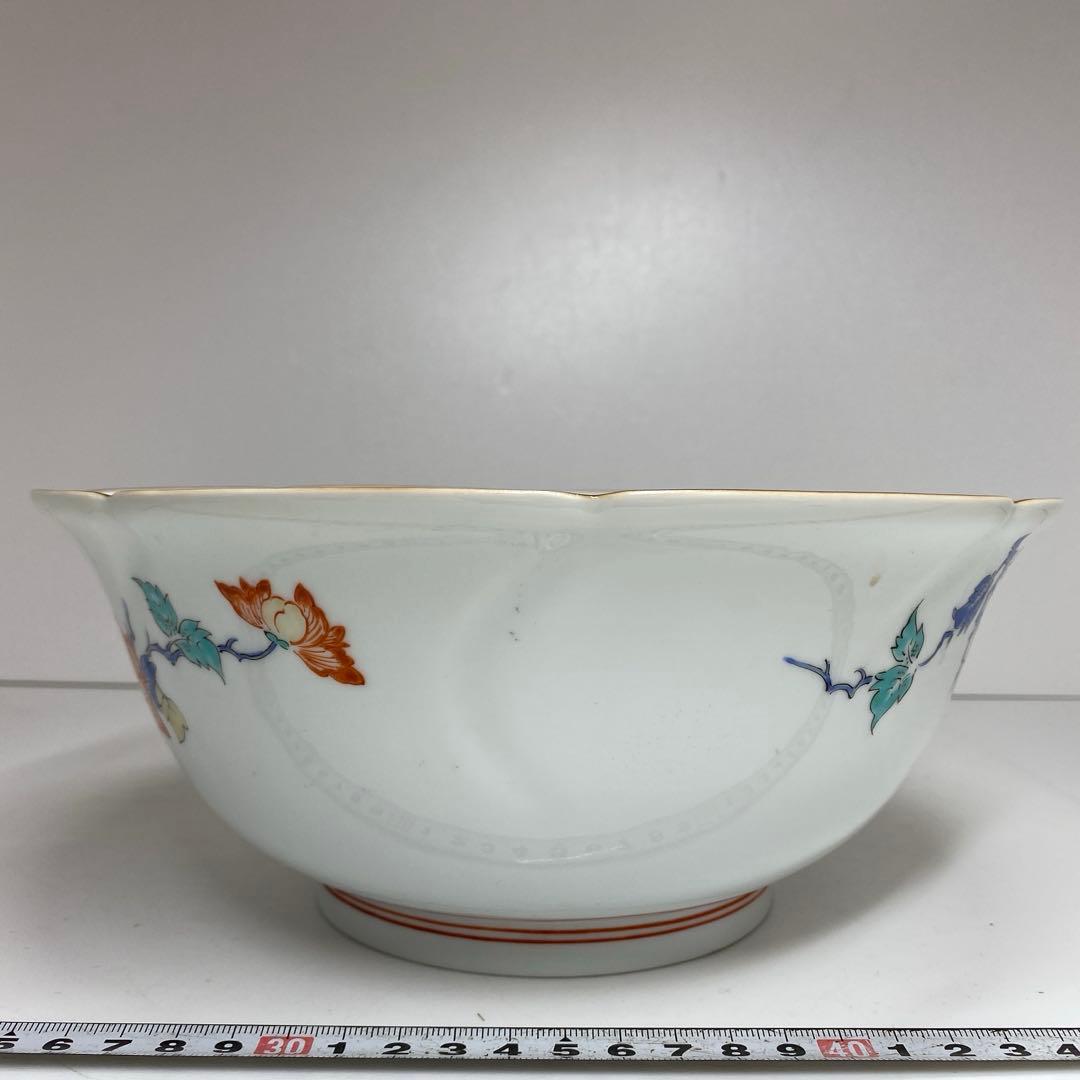 酒井田柿右衛門　大鉢　直径約約24㎝　東Y7-0117①