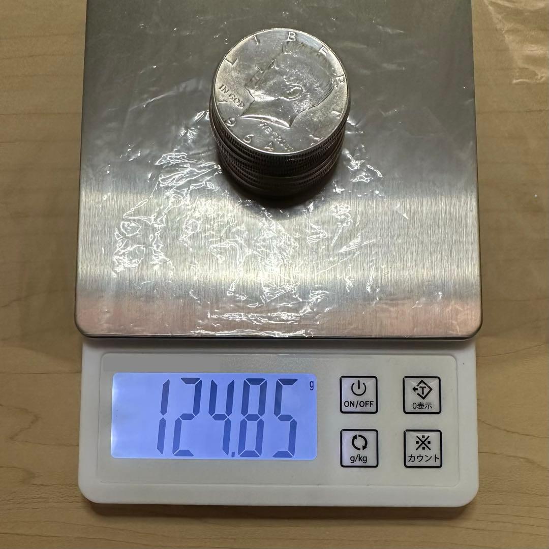 ケネディ ハーフダラー 1964年 10枚 銀貨 シルバー 銀品位90