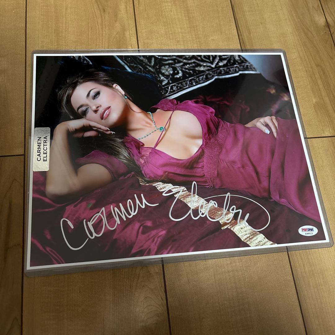 CARMEN ELECTRA autograph fhoto 11×14 CARMEN ELECTRA SIGNED AUTOGRAPHED 11x14 PHOTO ACTRESS MODEL RARE