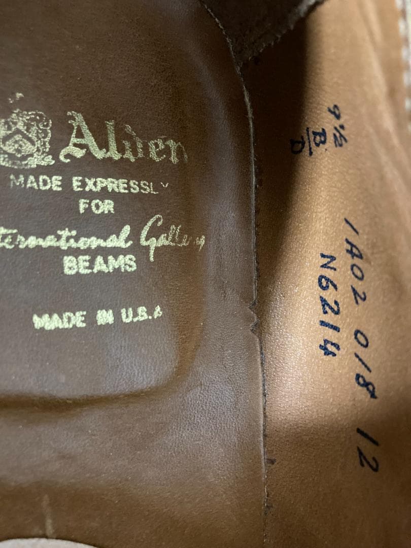 ALDEN オールデン N6214 バーガンディコードバン US9.5D