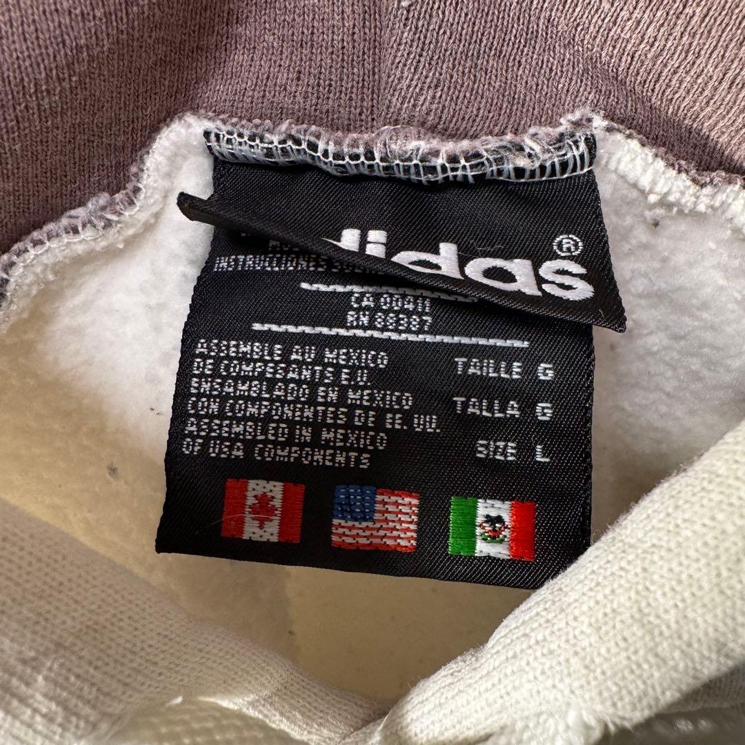 カ*ト様 超肉厚‼️おすすめ‼️90s old adidas センターロゴ 刺繍