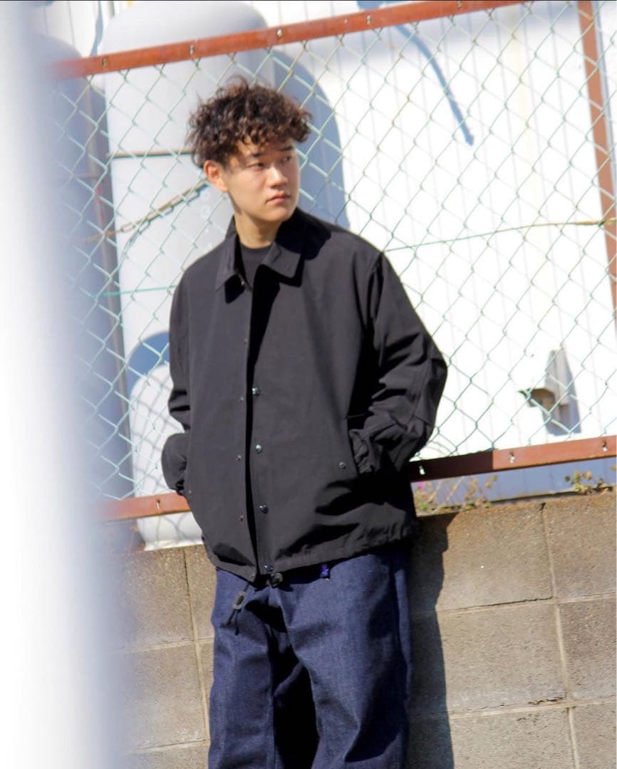 ノースフェイス　パープルレーベル　マウンテンウィンド　コーチジャケット　ブラック