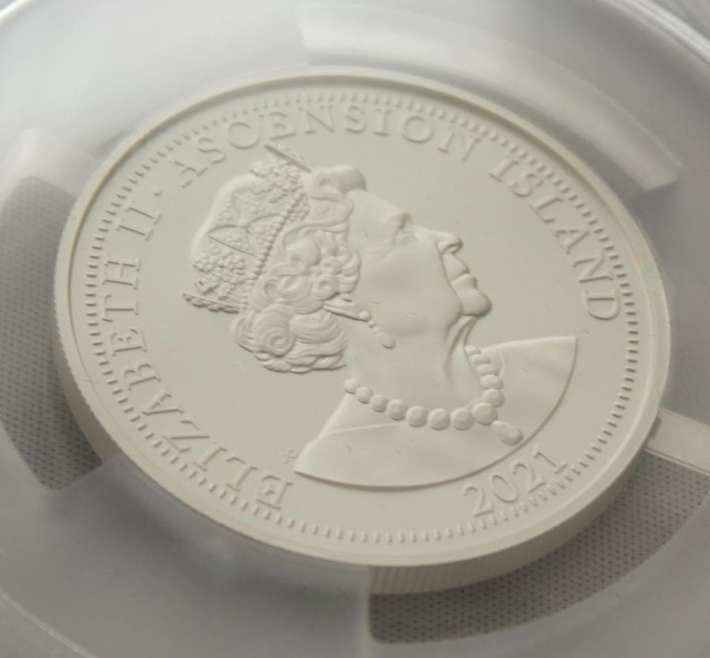 2021年 アセンション島 ダイアナ妃生誕60周年記念 銀貨 PCGS PR70