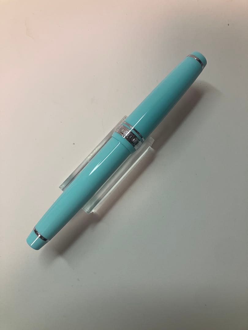 CROSS クロス シルバーカラー ネイビー 万年筆 18Kペン先 希少 詳細